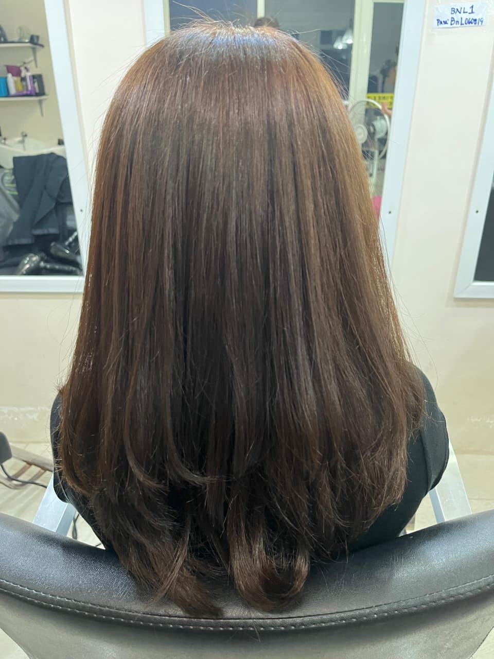 Hair after BNL service